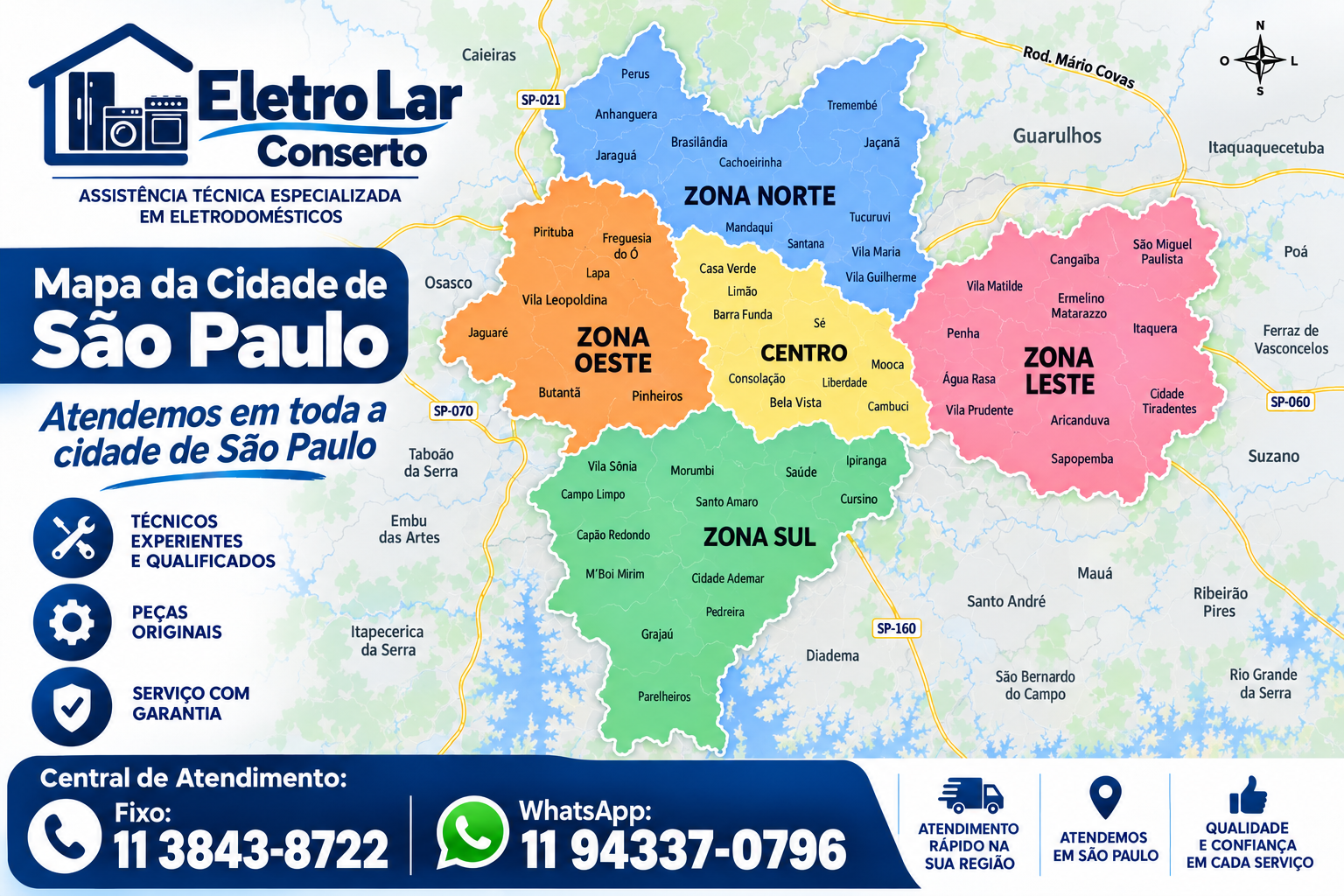 Área de Atendimento São Paulo